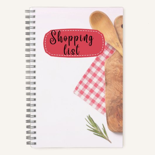 Einkaufscheckliste Notizblock (Vorderseite)