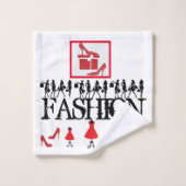 EINKAUFSDame Badhandtuch Set (Waschlappen)