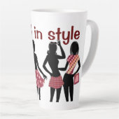 EINKAUFSDame Milchtasse (Rechte Ecke)