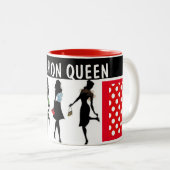 EINKAUFSDame Zweifarbige Tasse (VorderseiteRechts)