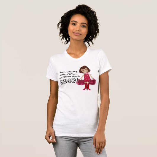 Einkaufsdiva T-Shirt (Vorne ganz)