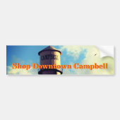 Einkaufsgeschäft Downtown Campbell Wasserturm Autoaufkleber (Vorne)