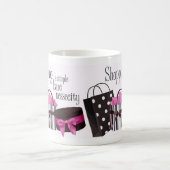 Einkaufsjunkie Kaffeetasse (Mittel)