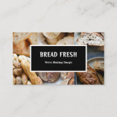 Einkaufskarte für Bäckerei Visitenkarte (Vorderseite)