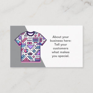 Einkaufskarte für den Verkäufer eines Tees Visitenkarte