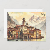 Einkaufskarte kursiv für Postkarten (Vorne/Hinten)