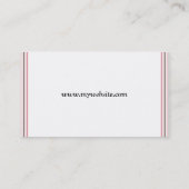 Einkaufskarte Visitenkarte (Rückseite)