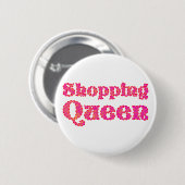 Einkaufskönigin Button (Vorne & Hinten)