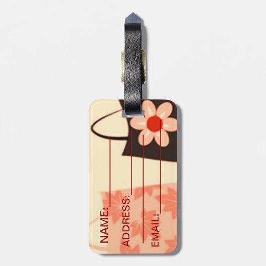 EINKAUFSkönigin-SAMMLUNG Gepäckanhänger (Rückseite vertikal)