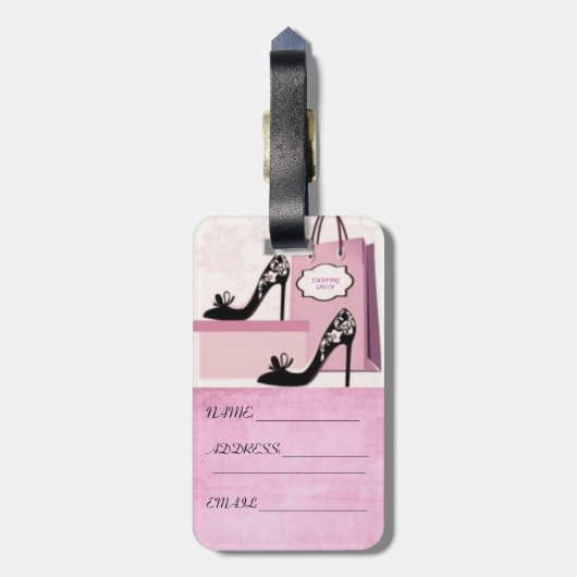 EINKAUFSkönigin-SAMMLUNG Gepäckanhänger (Rückseite vertikal)