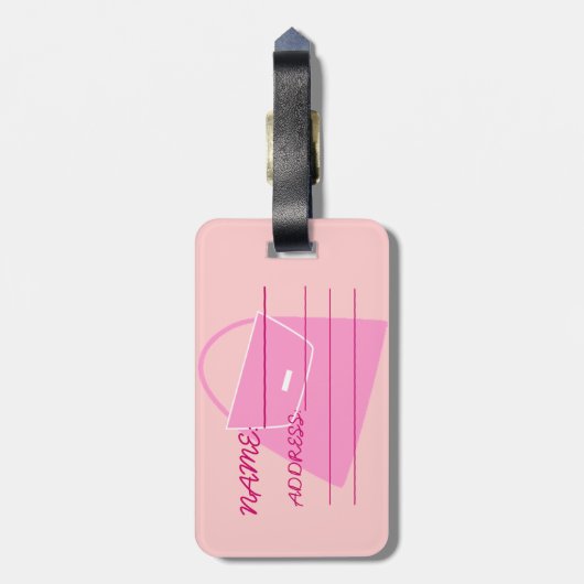 EINKAUFSkönigin-SAMMLUNG Gepäckanhänger (Rückseite vertikal)