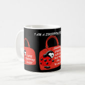 EINKAUFSkönigin-SAMMLUNG Kaffeetasse (Vorderseite Links)