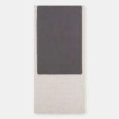 Einkaufsliste Carrara Marble Blank Magnetischer Notizblock (Magnetische Rückseite)