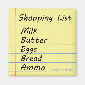 Einkaufsliste - Das Wesentliche Magnet (Vorne)