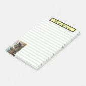 Einkaufsliste für Katzen Post-it Klebezettel (angewinkelt)