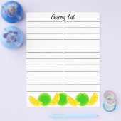 Einkaufsliste für Limone Lebensmittel Flyer (Einzeln)