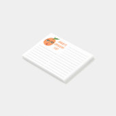 Einkaufsliste für seltene Orangen Post-it Klebezettel (angewinkelt)