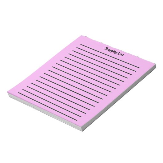 Einkaufsliste Notepad Notizblock (Rotiert)
