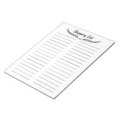 Einkaufsliste Notepad Notizblock (angewinkelt)