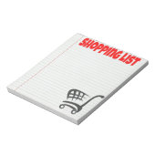 Einkaufsliste Notepad Notizblock (Rotiert)