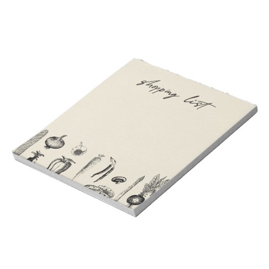 Einkaufsliste Notizblock (Rotiert)