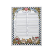 Einkaufsliste Notizblock (Rotiert)