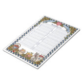 Einkaufsliste Notizblock (angewinkelt)