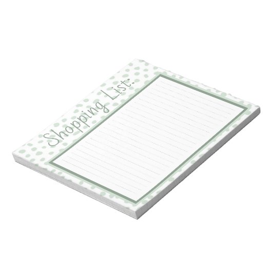 Einkaufsliste Notizblock (Rotiert)