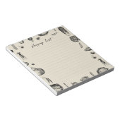 Einkaufsliste Notizblock (angewinkelt)