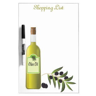 Einkaufsliste "Olivenöl Küche" Trockenerase-Karte Memoboard
