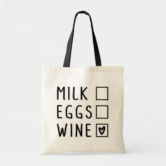 Einkaufsliste Tragetasche (Vorne)