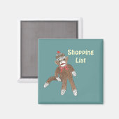 Einkaufslistenmagnet für Affen Magnet (Vorderseite/Rückseite)