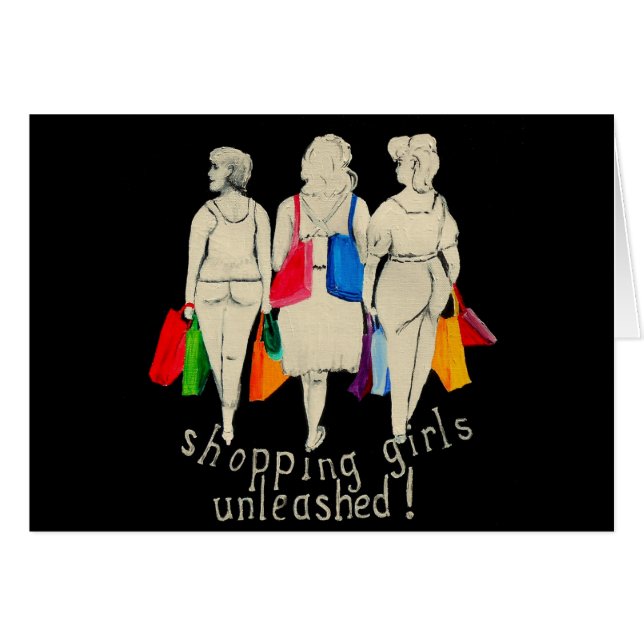 Einkaufsmädchen losgebunden (Vorderseite (Horizontal))