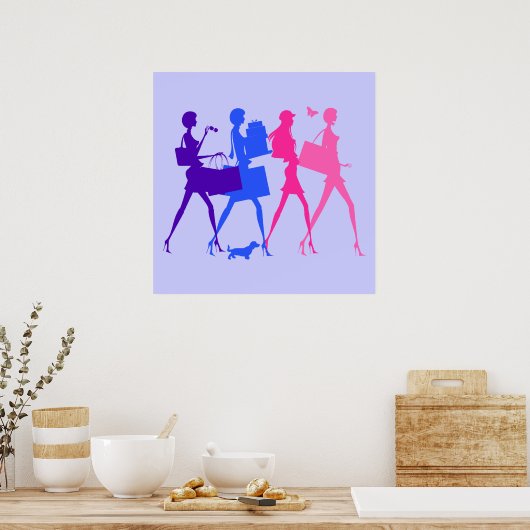 Einkaufsmöglichkeiten Poster (Küche)