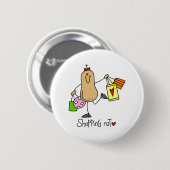Einkaufsnuss Button (Vorne & Hinten)