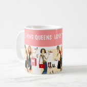 EINKAUFSQUEEN KAFFEETASSE (Vorderseite Links)