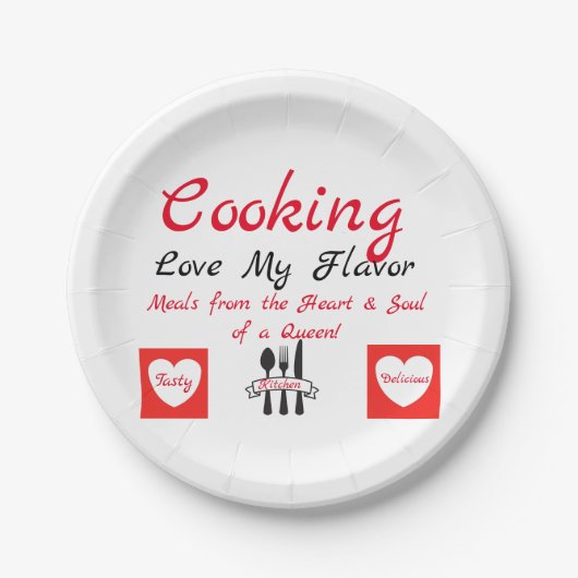 EINKAUFSQUEEN PAPPTELLER (Vorderseite)