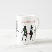 EINKAUFSQUEEN PORZELLANTASSE (Vorderseite Rechts)