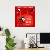 EINKAUFSQUEEN POSTER (Heimbüro)