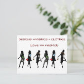 EINKAUFSQUEEN POSTKARTE (Stehend Vorderseite)