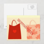 EINKAUFSQUEEN POSTKARTE (Vorne/Hinten)