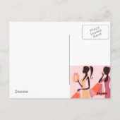 EINKAUFSQUEEN POSTKARTE (Rückseite)