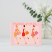 EINKAUFSQUEEN POSTKARTE (Stehend Vorderseite)