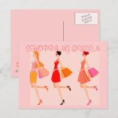 EINKAUFSQUEEN POSTKARTE (Vorne/Hinten)