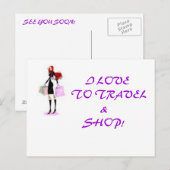 EINKAUFSQUEEN POSTKARTE (Vorne/Hinten)