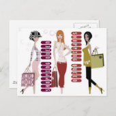 EINKAUFSQUEEN POSTKARTE (Vorne/Hinten)