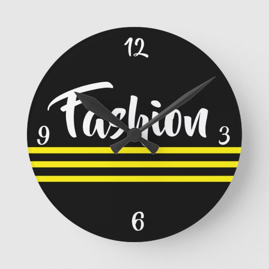 EINKAUFSQUEEN - RUNDE WANDUHR (Vorderseite)