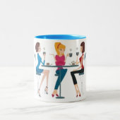 EINKAUFSQUEEN-SAMMLUNG 2-TONKAFFEE-TASSE ZWEIFARBIGE TASSE (Mittel)