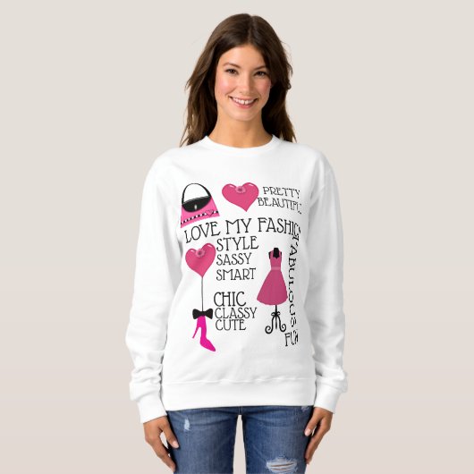 EINKAUFSQUEEN SWEATSHIRT (Vorne ganz)