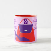 EINKAUFSQUEEN ZWEIFARBIGE TASSE (Mittel)
